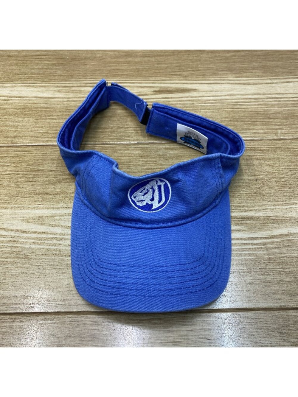 Tiger Visor Golf Visor Men & Women BIG X Adjustable Hat Embroidered Blue Adult
